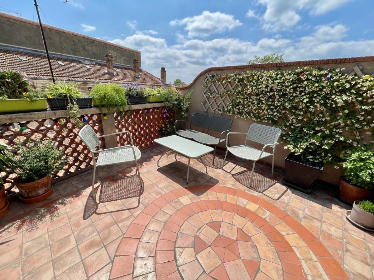 아비뇽 L'Atypique - T3 Grande Terrasse, Bbq Vue Et Cheminee 아파트 외부 사진